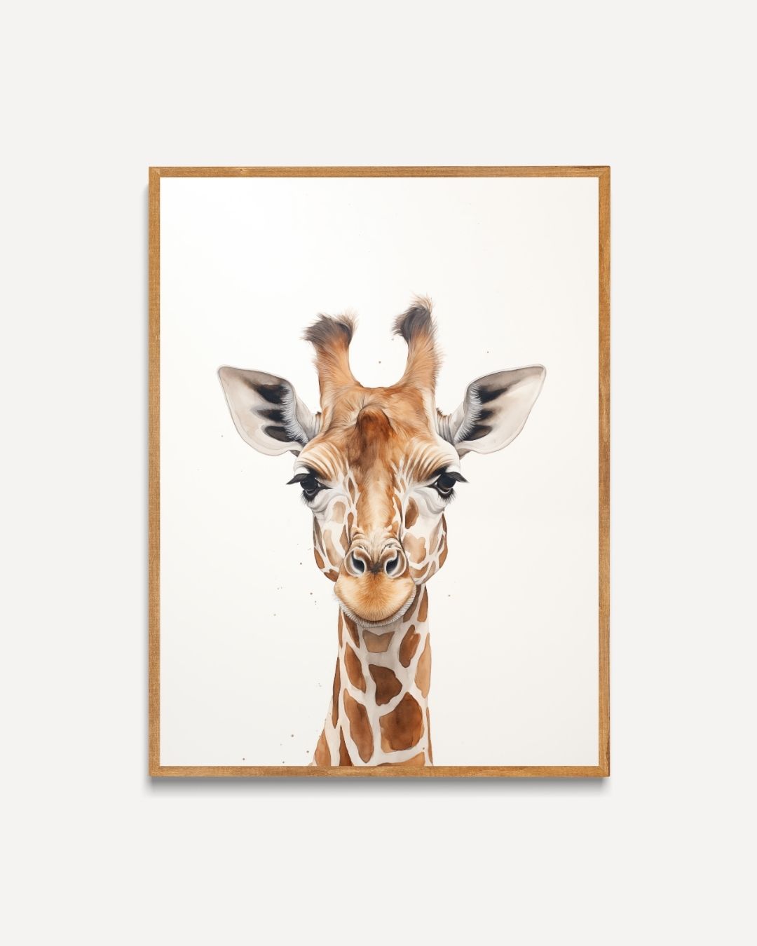 Giraffe Poster – portret poster als wanddecoratie