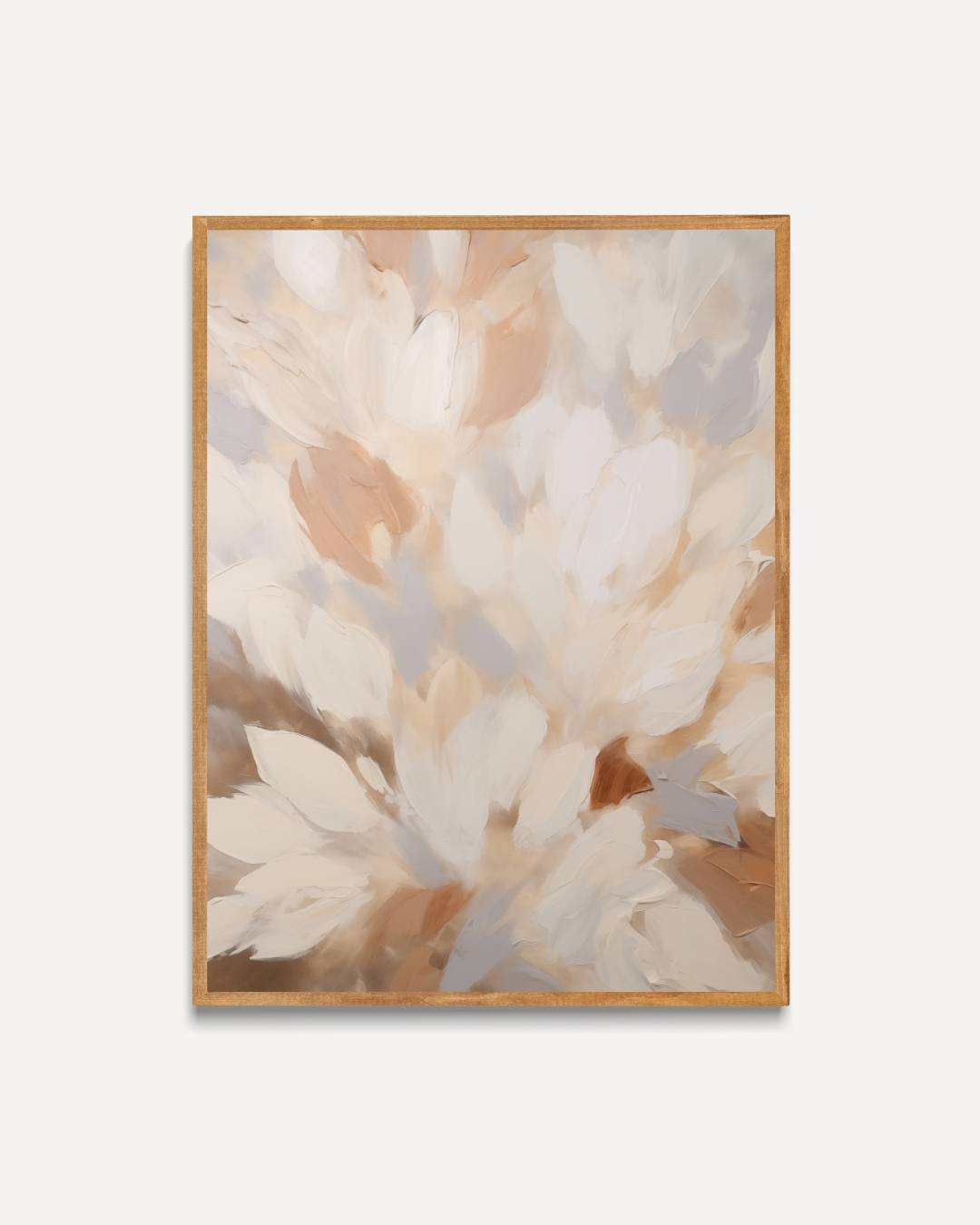 Zachte bloemenexplosie Poster – portret poster als wanddecoratie