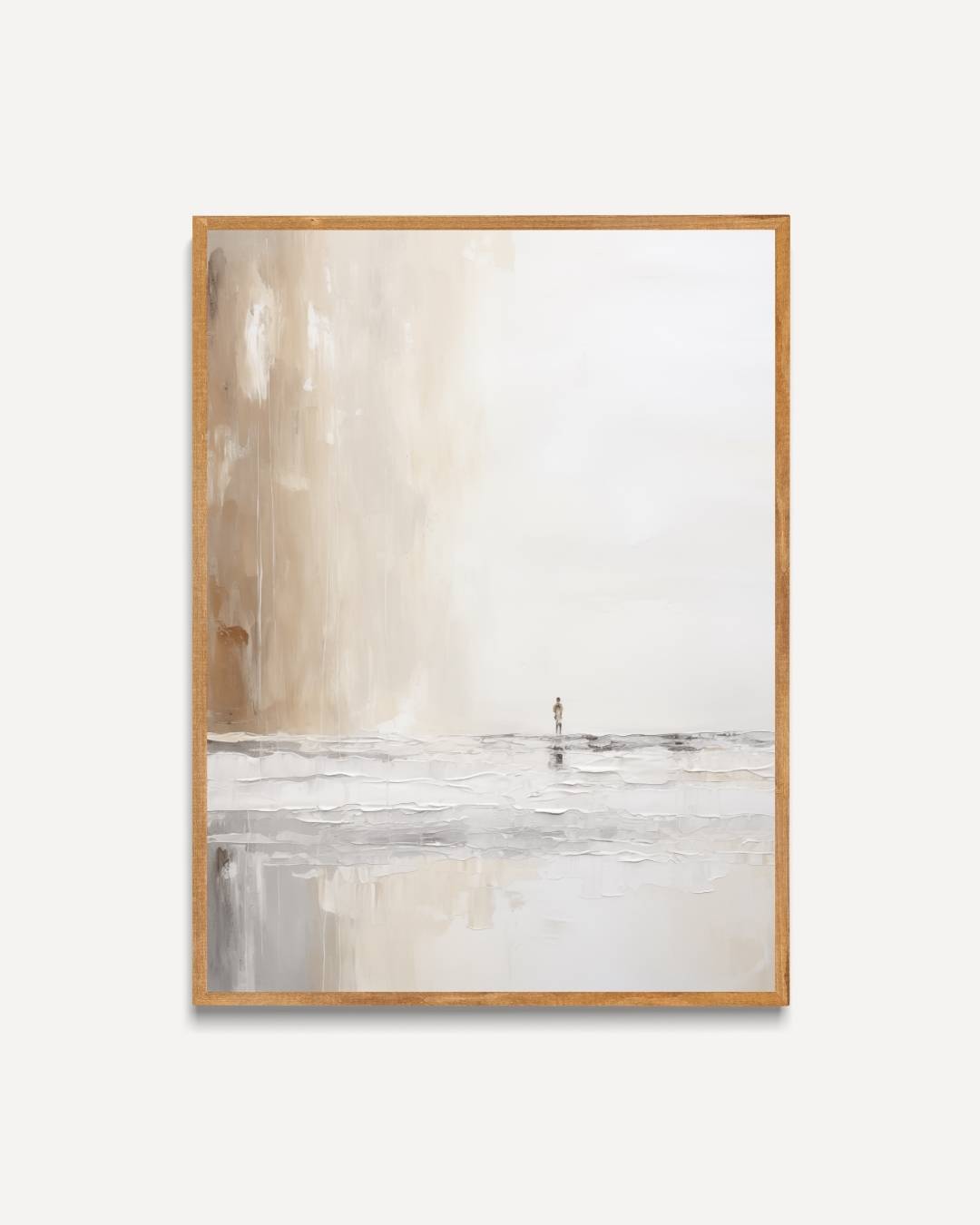 Minimalistisch strandtafereel Poster – portret poster als wanddecoratie