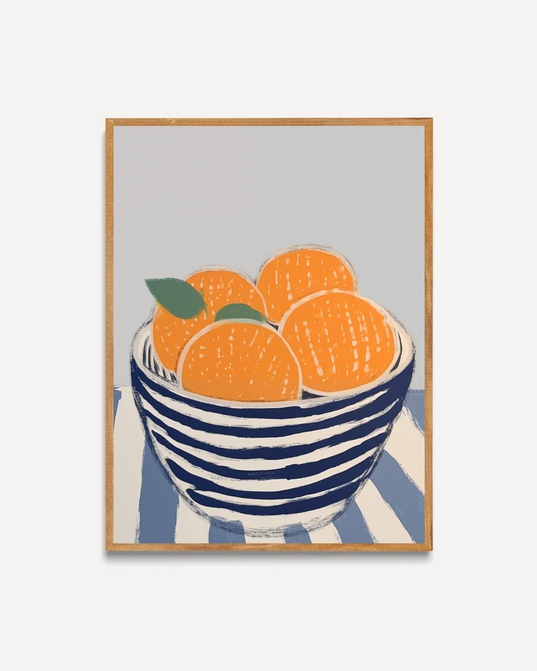 Kom met sinaasappels Poster – portret poster als wanddecoratie
