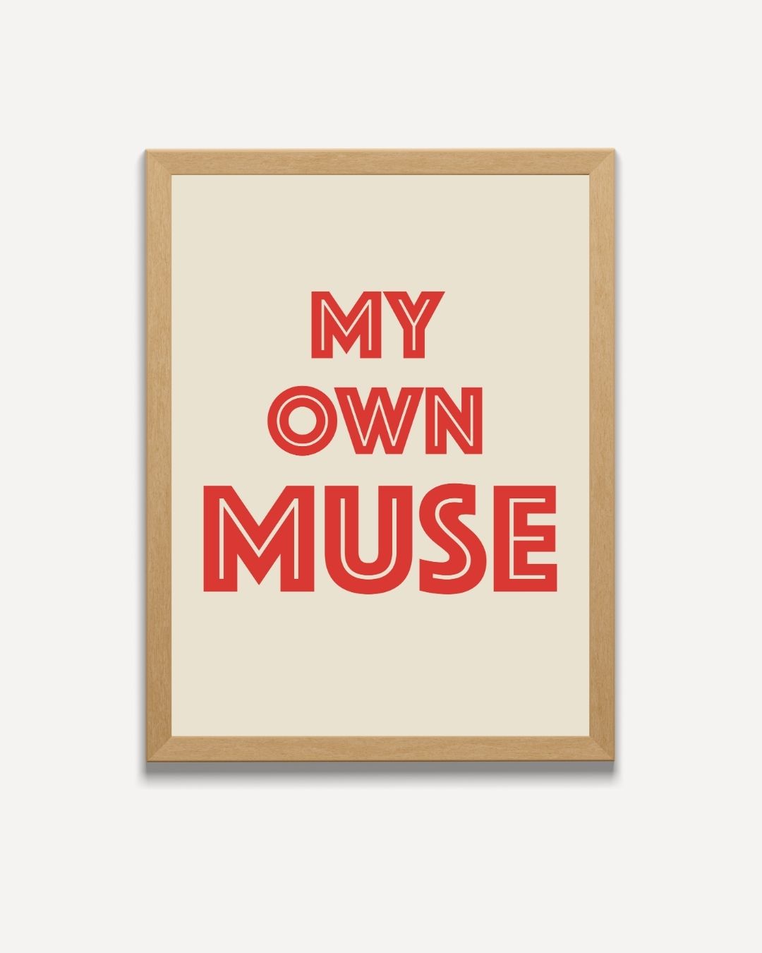 My Own Muse Poster – portret poster als wanddecoratie
