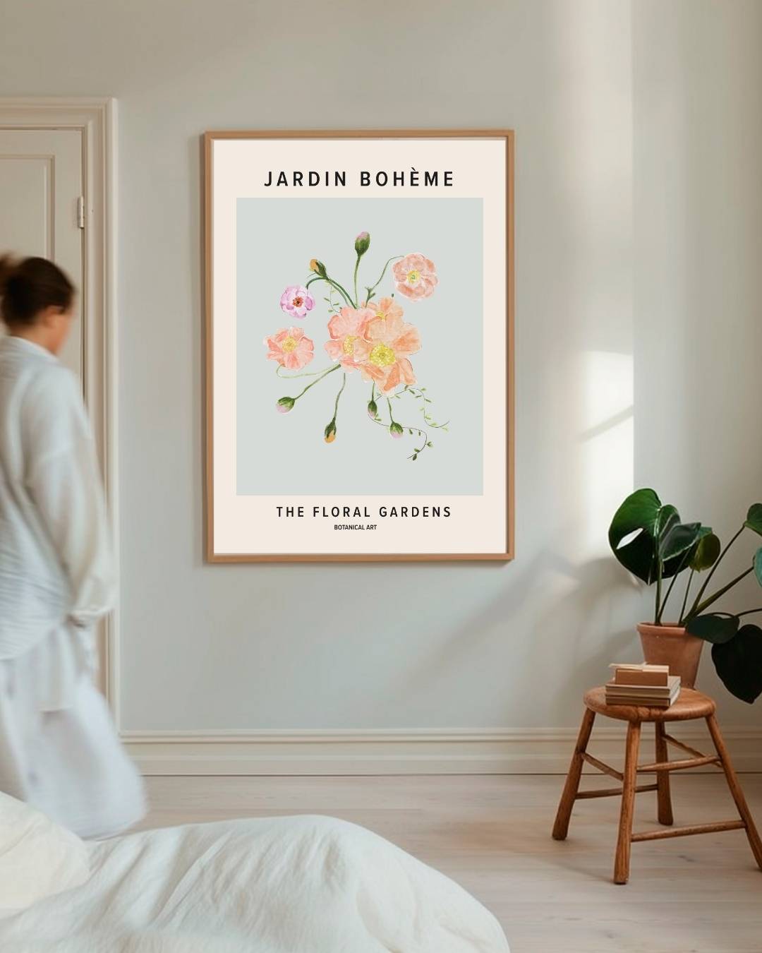 The floral gardens Poster – staande poster voor modern interieur