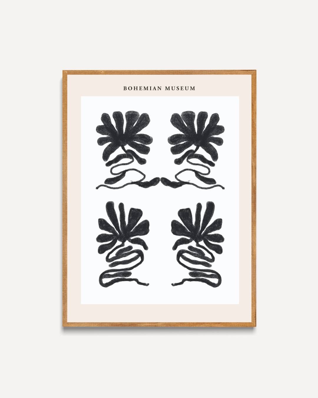 Organische kunst Poster – portret poster als wanddecoratie