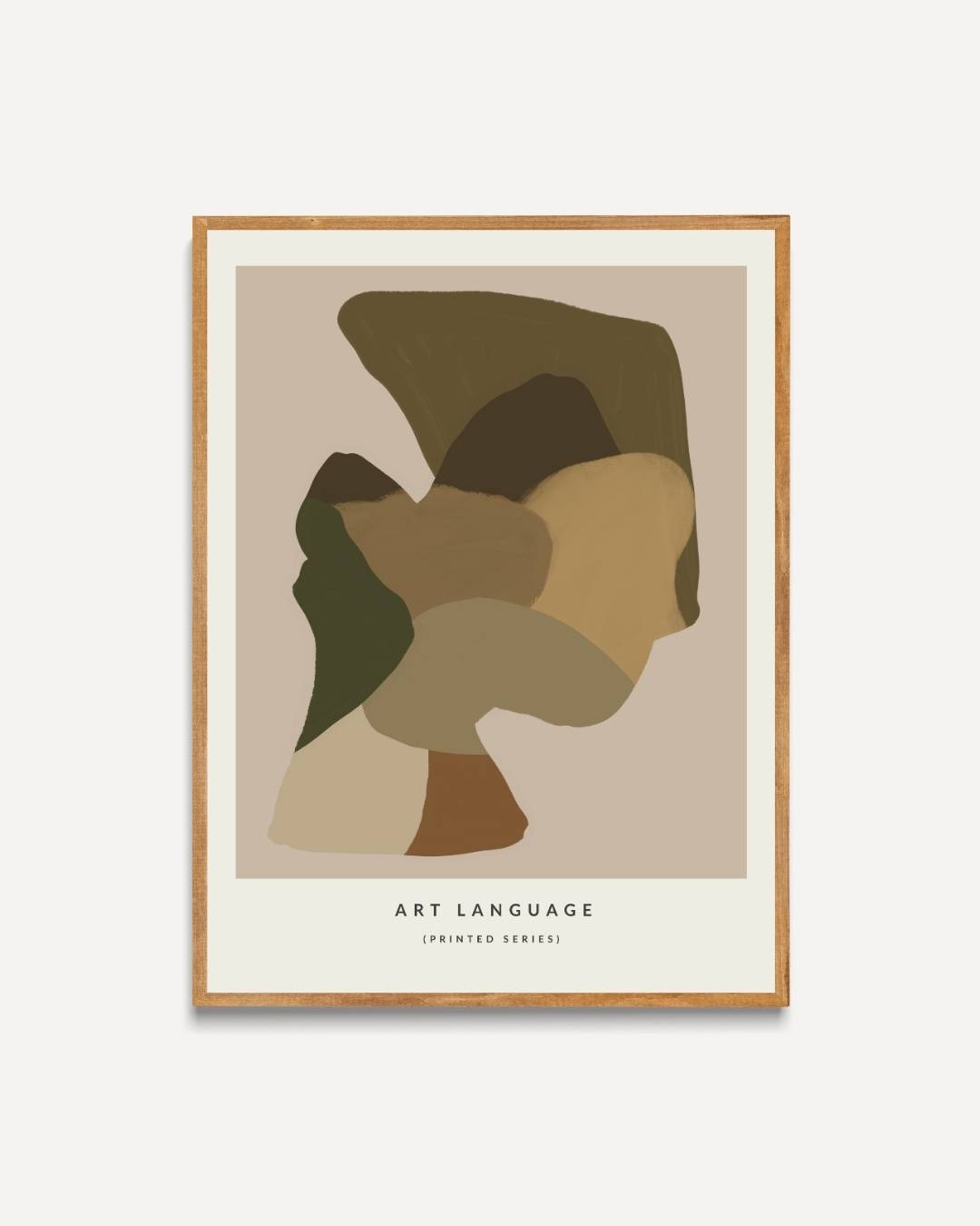 Harmonie in vormen Poster – portret poster als wanddecoratie