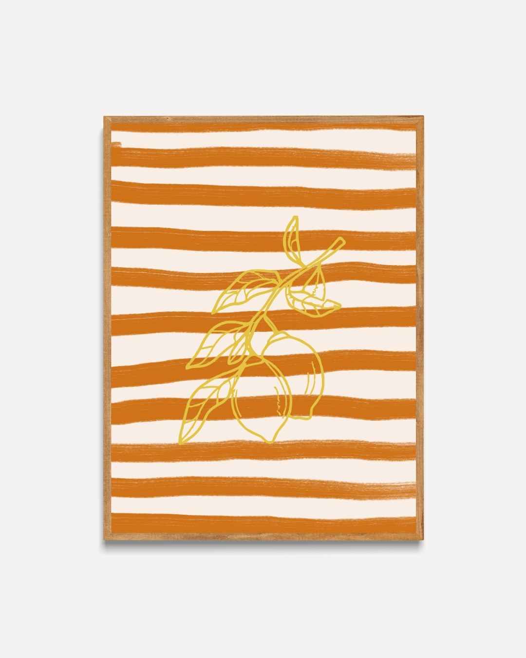 Citrus Stripes Poster – portret poster als wanddecoratie