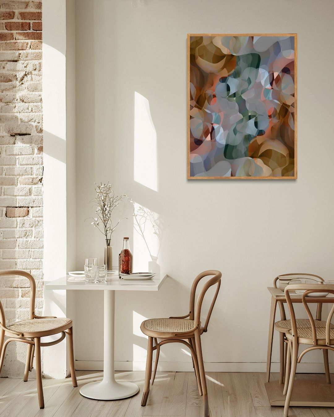 Symphony of Shapes Poster – staande poster voor modern interieur