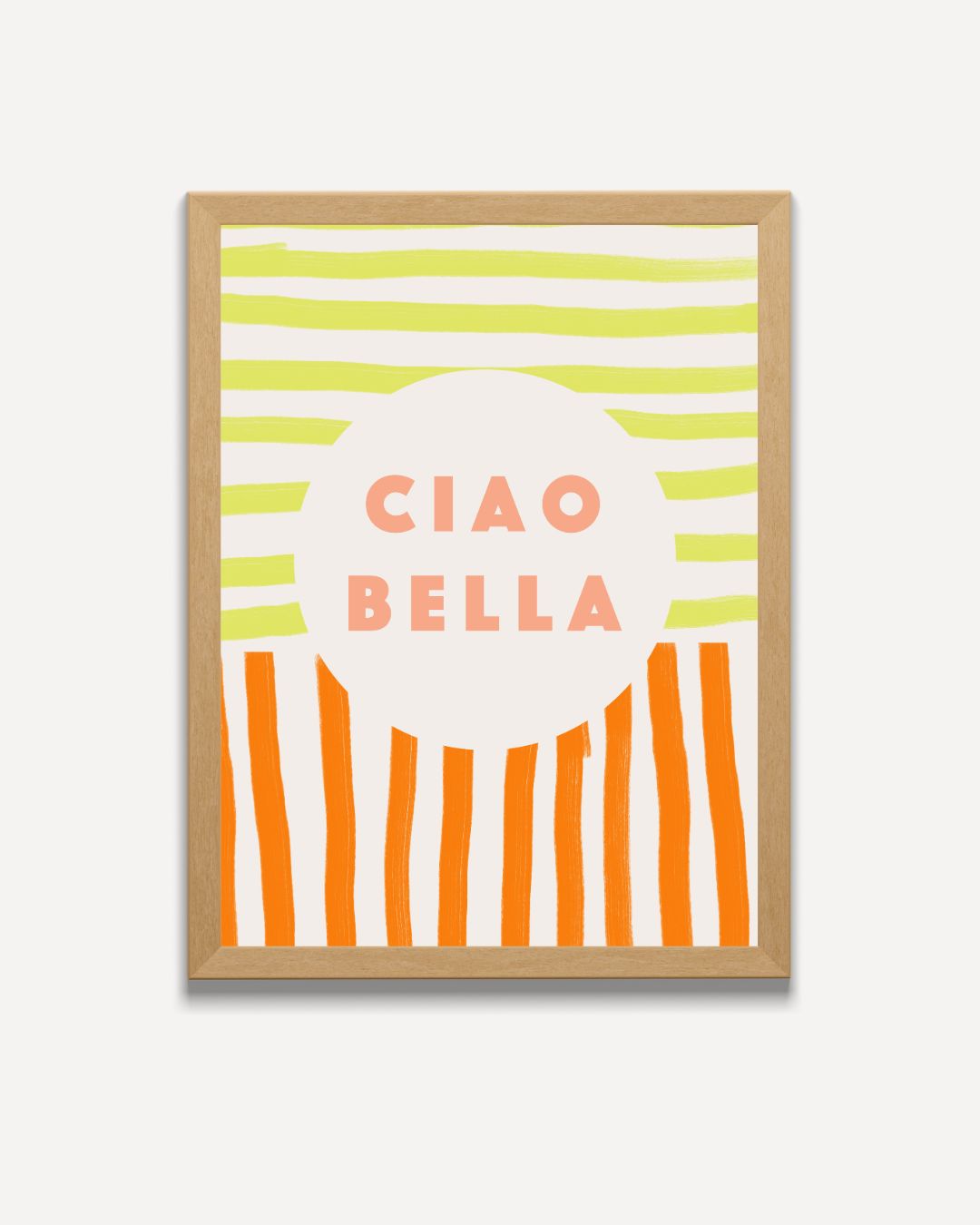 Ciao Bella Bloemen Poster – portret poster als wanddecoratie