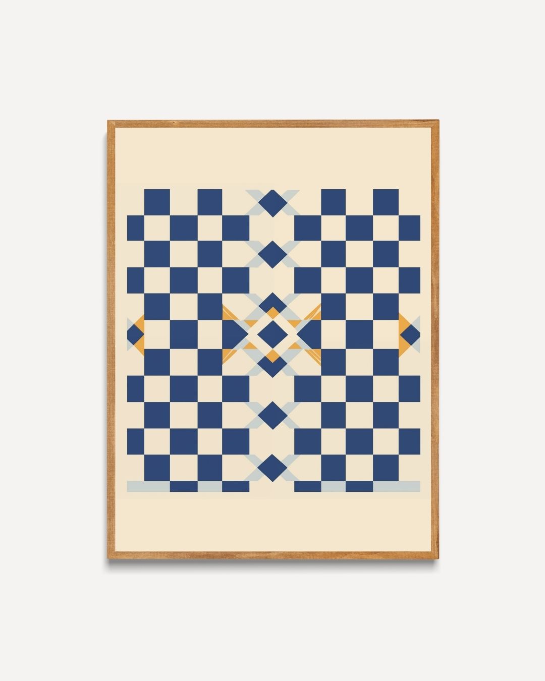 Checkered Balance Poster – portret poster als wanddecoratie