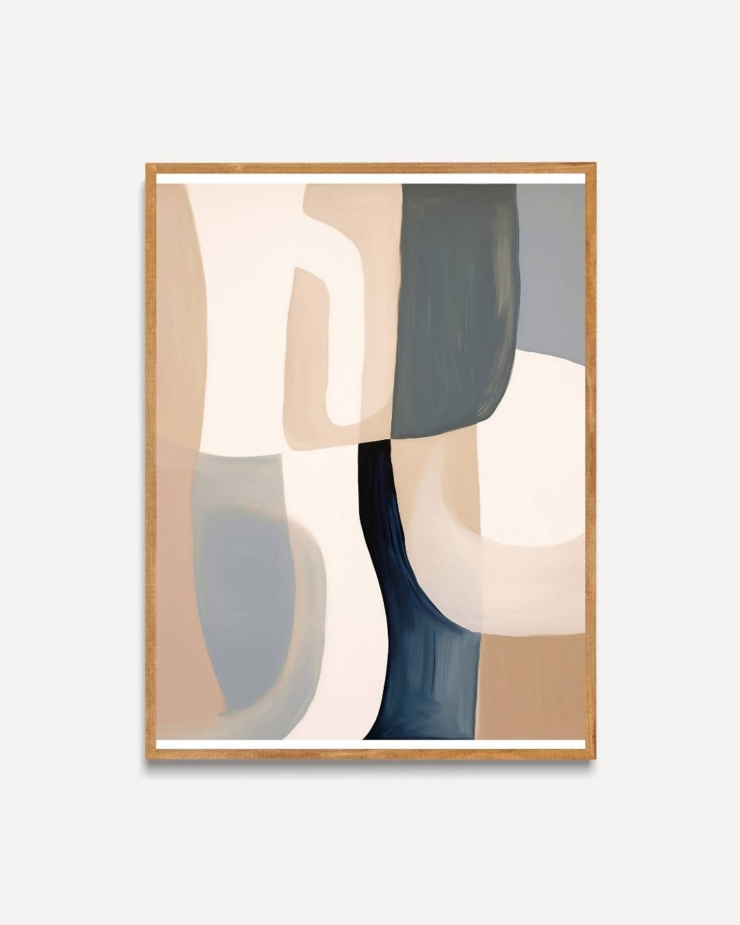 Organische abstracte vormen Poster – portret poster als wanddecoratie