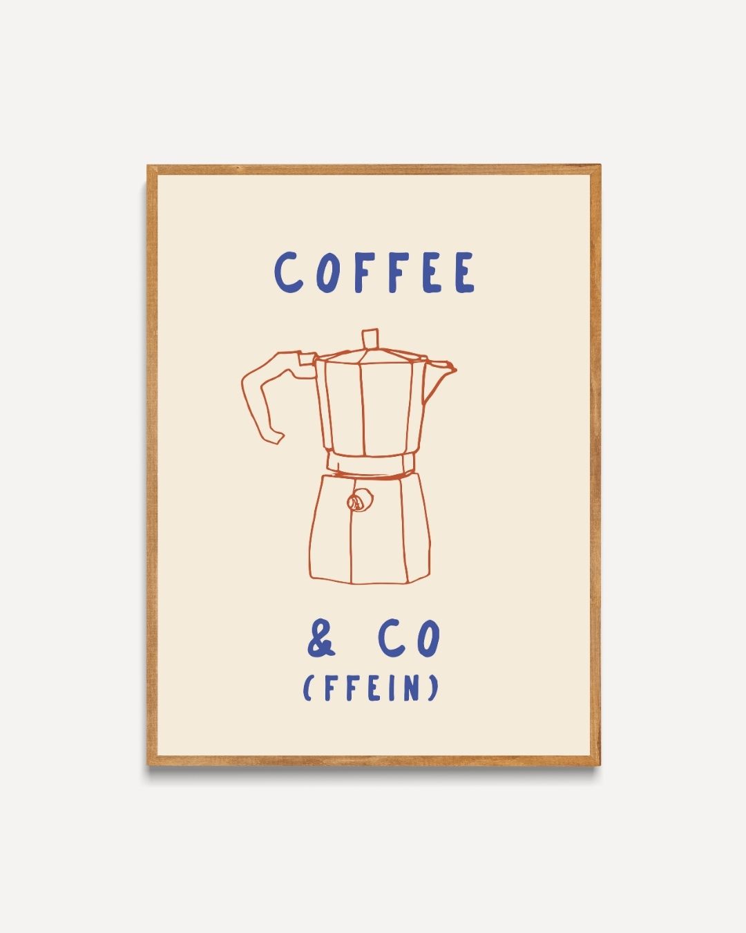 Coffee & Co Poster – portret poster als wanddecoratie