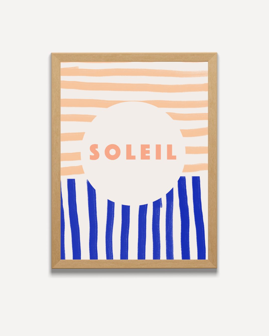 Zon en Golven Poster – portret poster als wanddecoratie