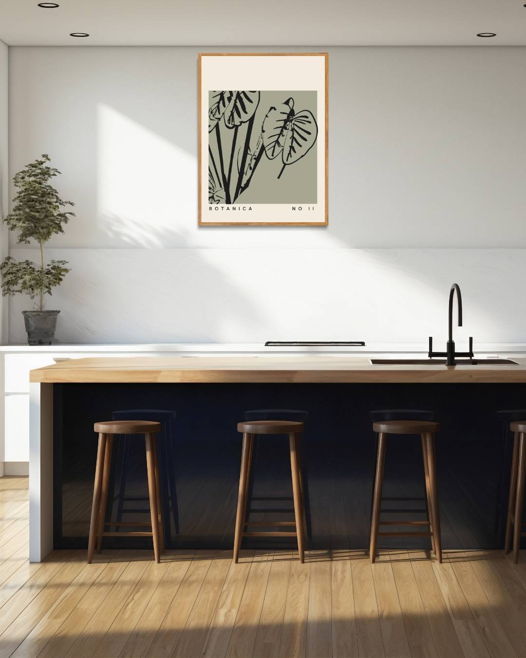 Botanica no 11 Poster Kunstwerk – staande poster voor modern interieur