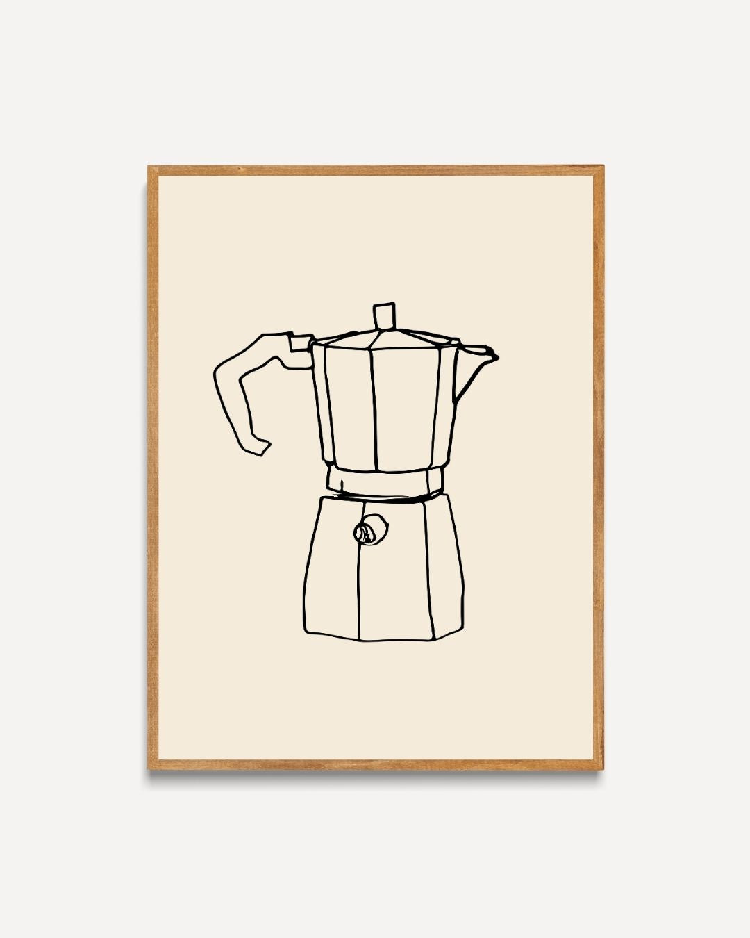 Koffie Poster – portret poster als wanddecoratie