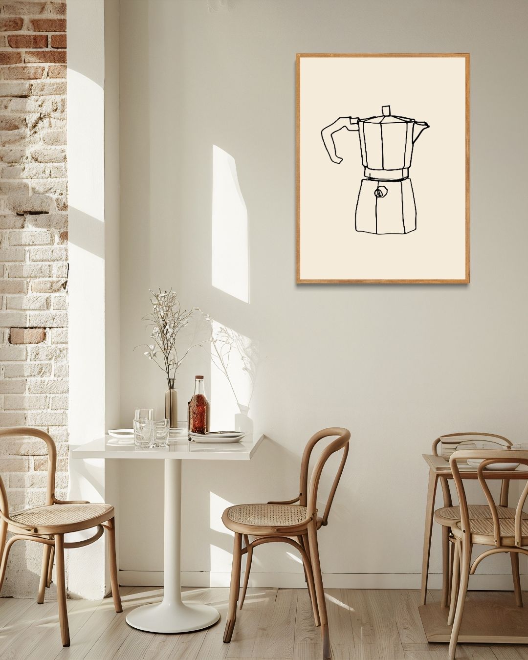 Koffie Poster – staande poster voor modern interieur
