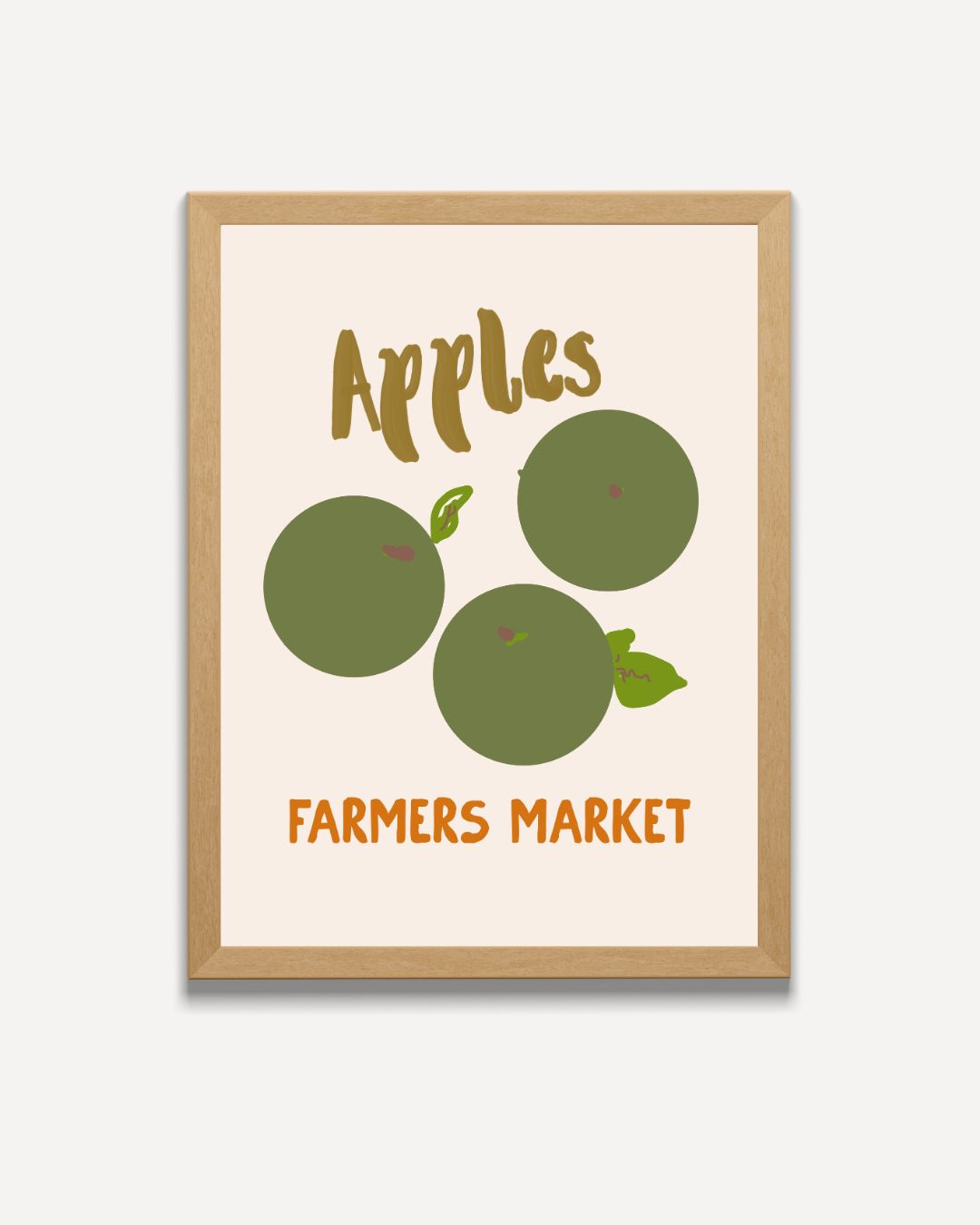 Verse Appels Poster – portret poster als wanddecoratie