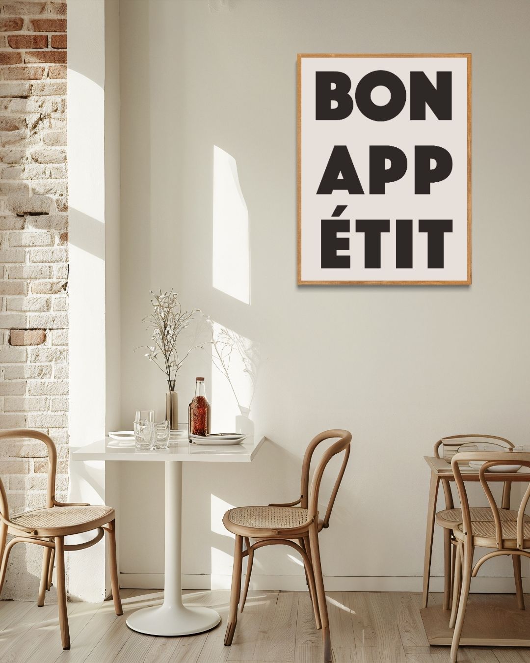 Bon Appétit Poster – staande poster voor modern interieur