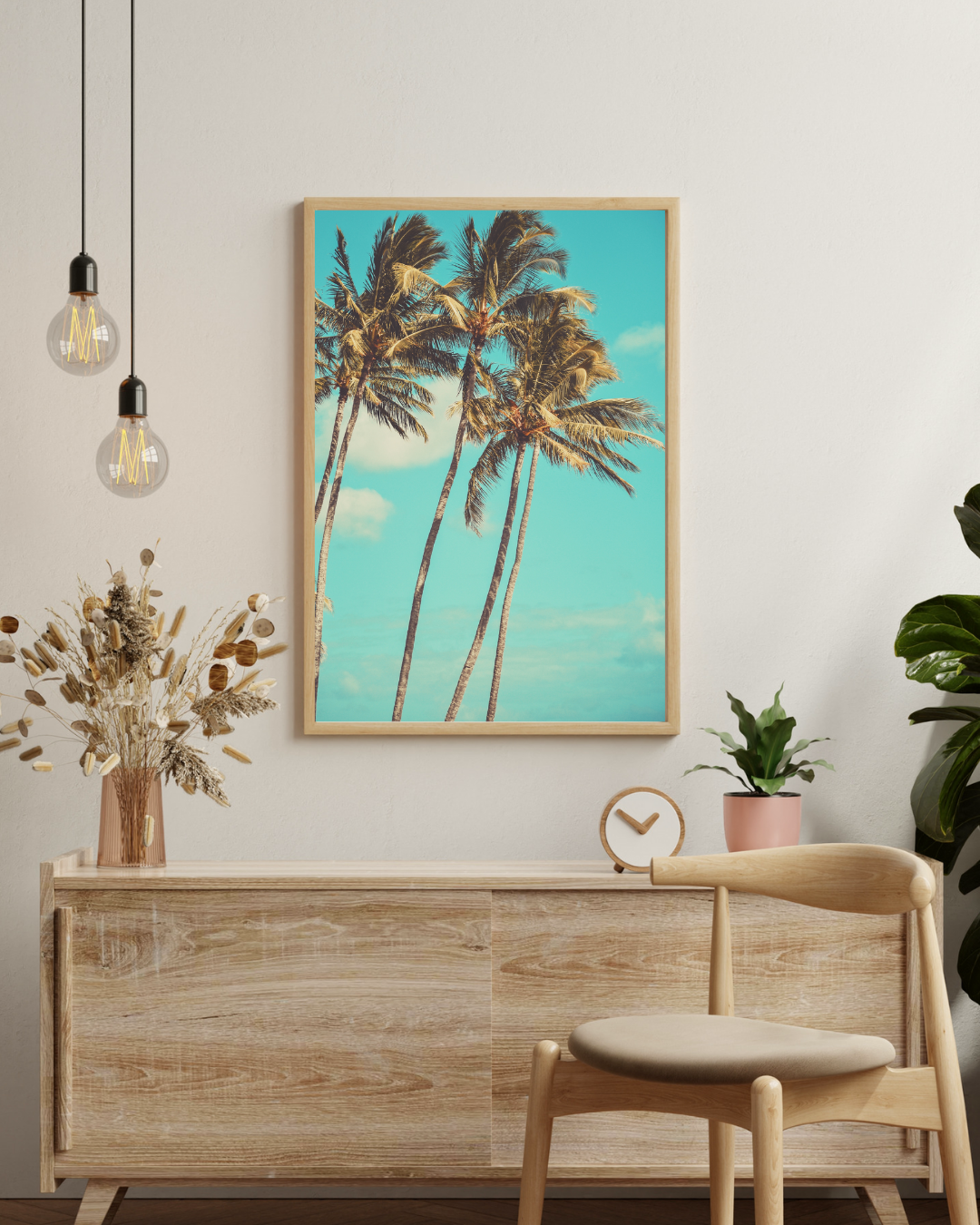 Palm tree Poster – staande poster voor modern interieur
