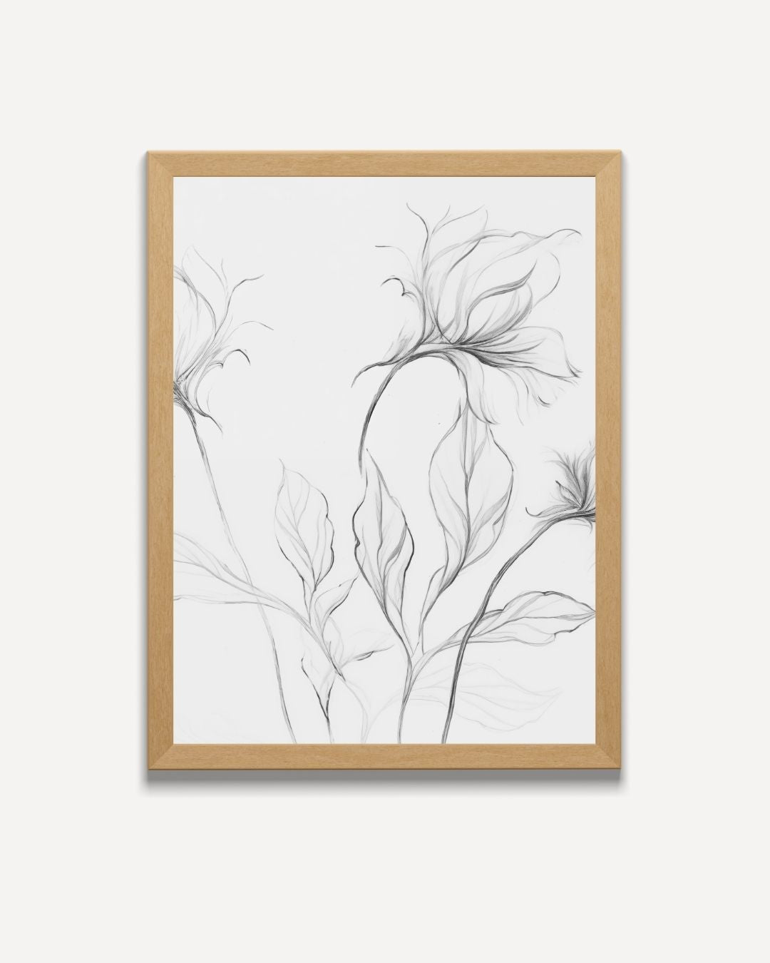 Natuurlijke Elegantie Poster – portret poster als wanddecoratie