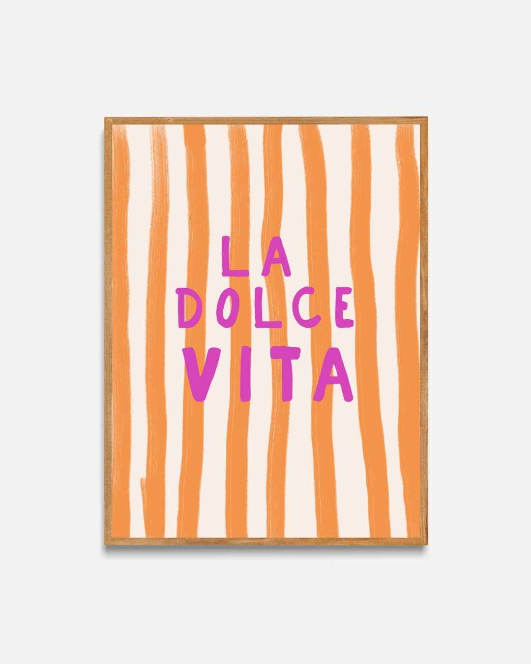 La Dolce Vita Stripes Poster – portret poster als wanddecoratie