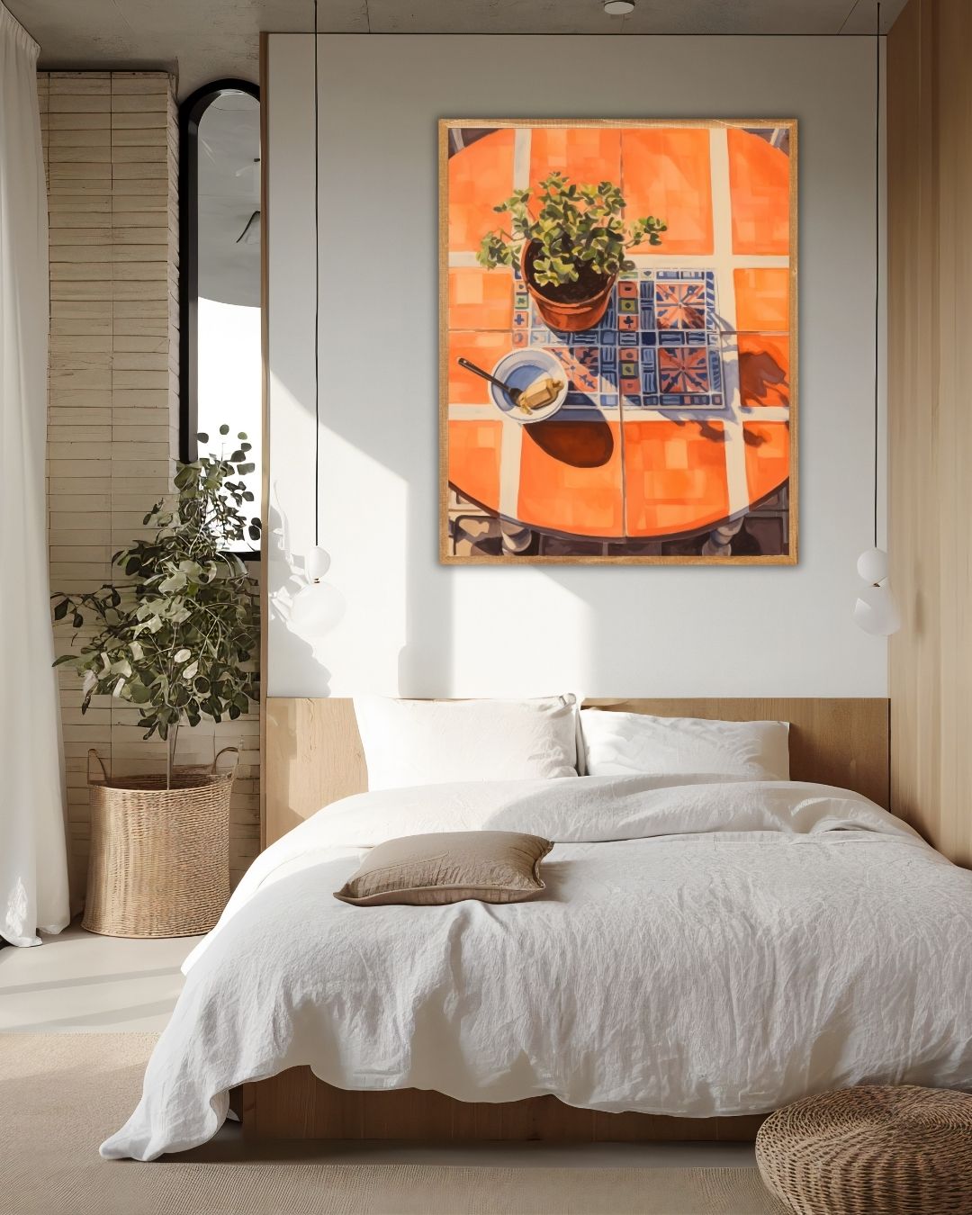 Mediterrane Momenten Poster – staande poster voor modern interieur
