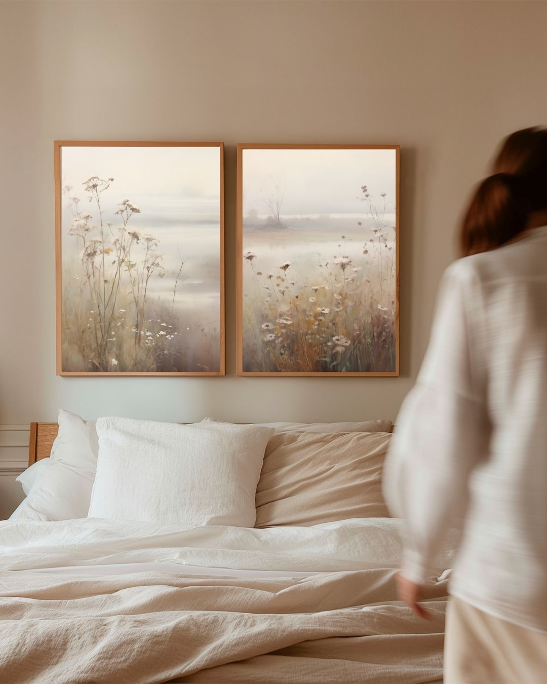 Rustige Weidelandschap Posterset – 2-luik posterset als wanddecoratie