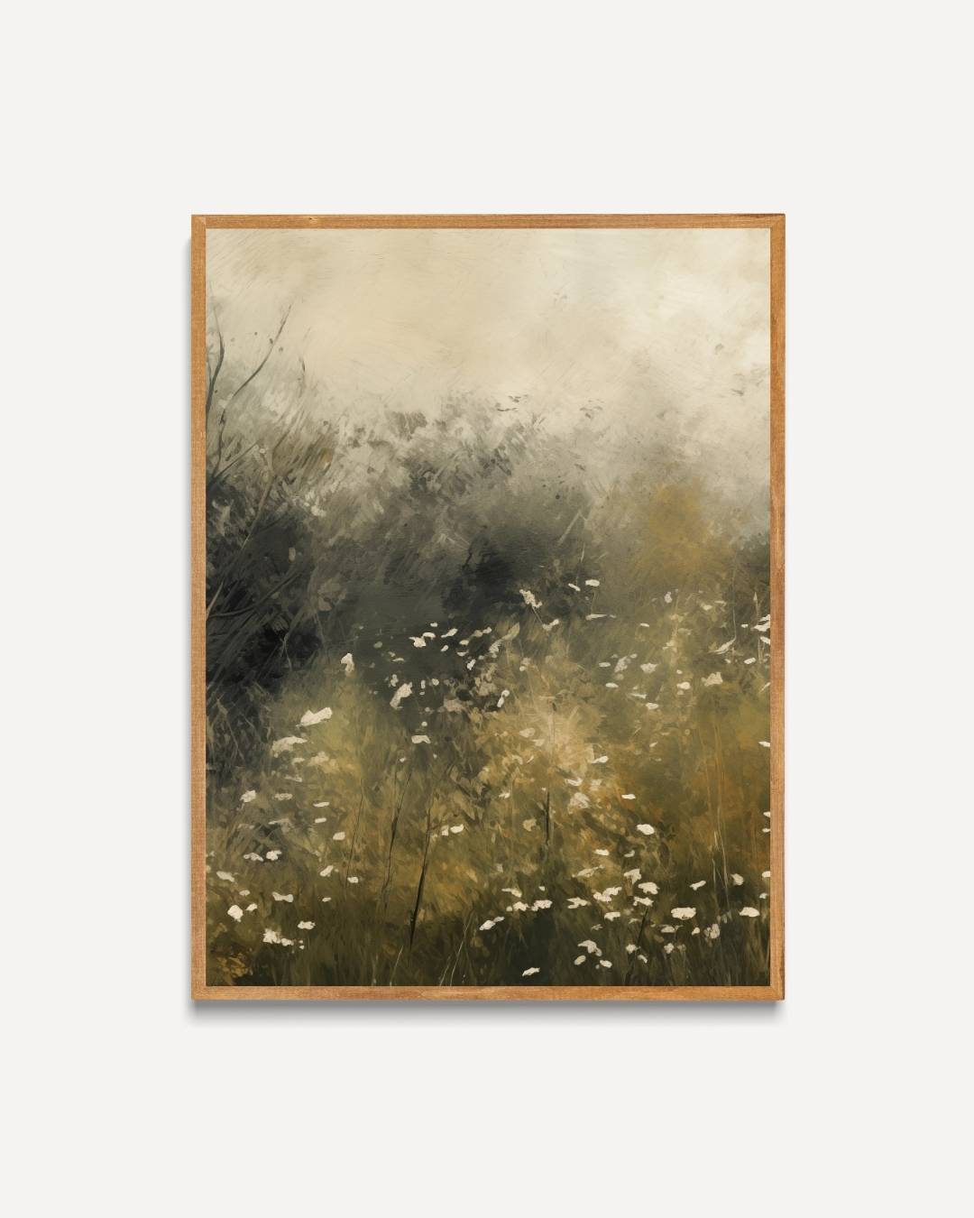 Wilde bloemen in het veld Poster – portret poster als wanddecoratie