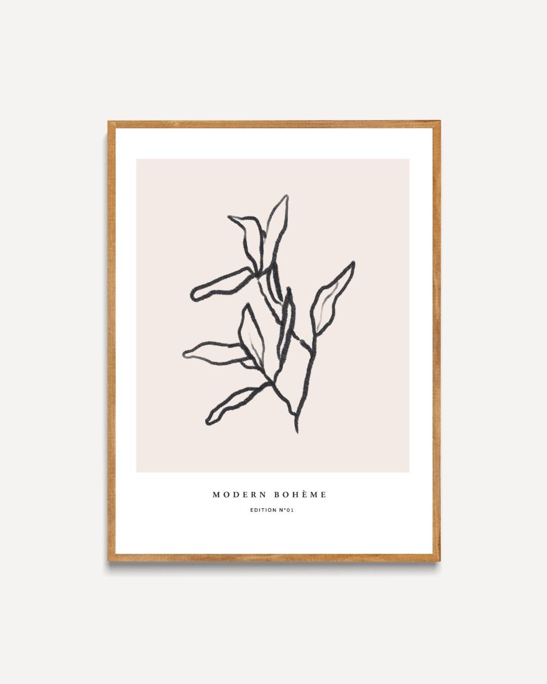 Boho nature Poster – portret poster als wanddecoratie