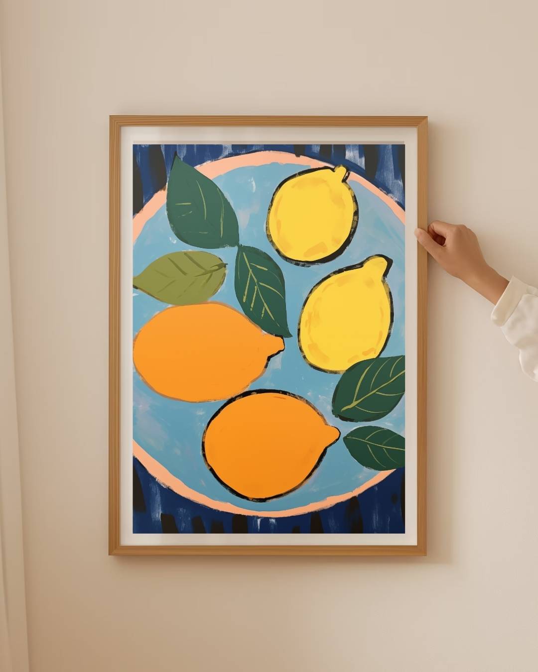 Citroenen en sinaasappels Poster – staande poster voor modern interieur