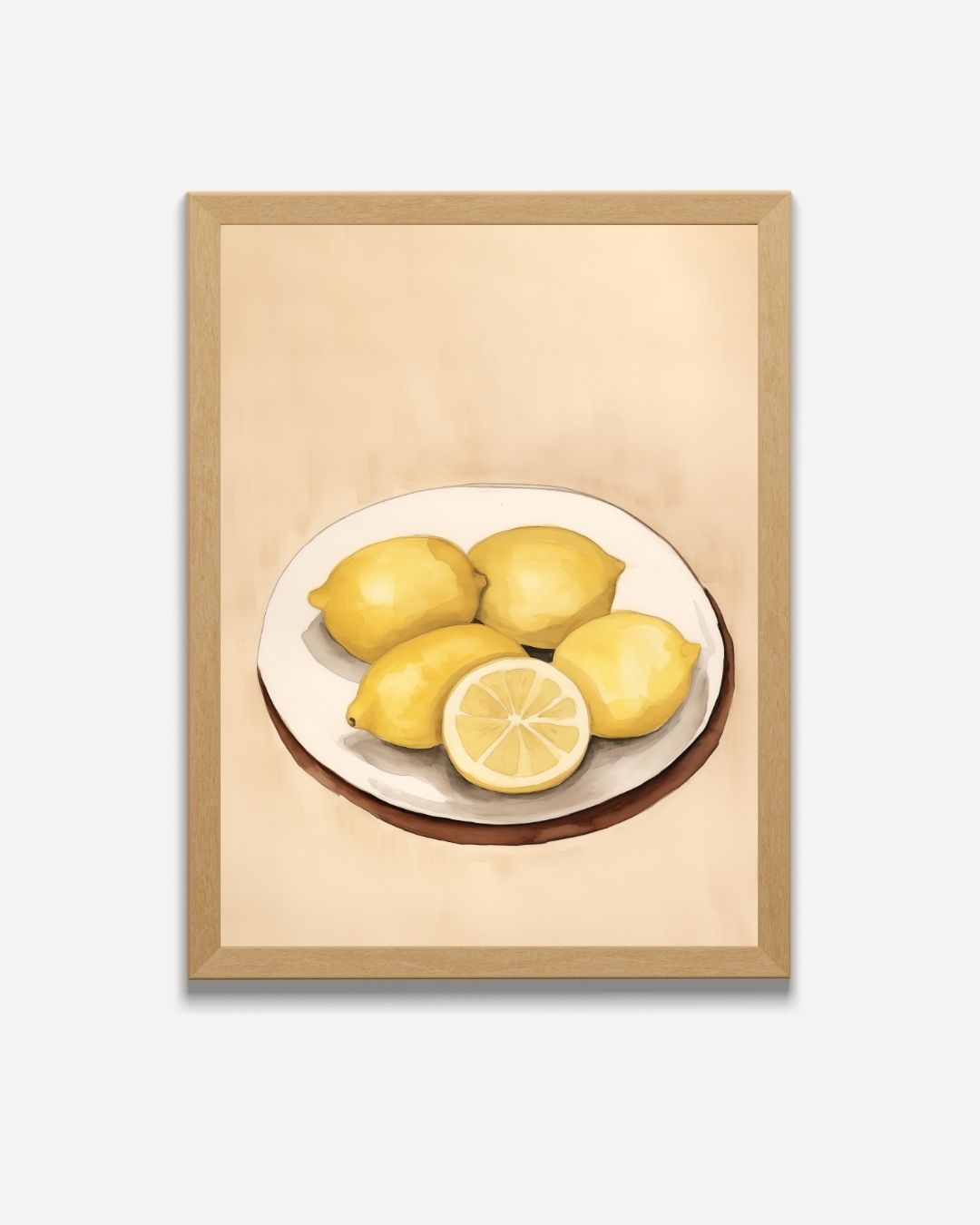 Citrus Delight Poster – portret poster als wanddecoratie