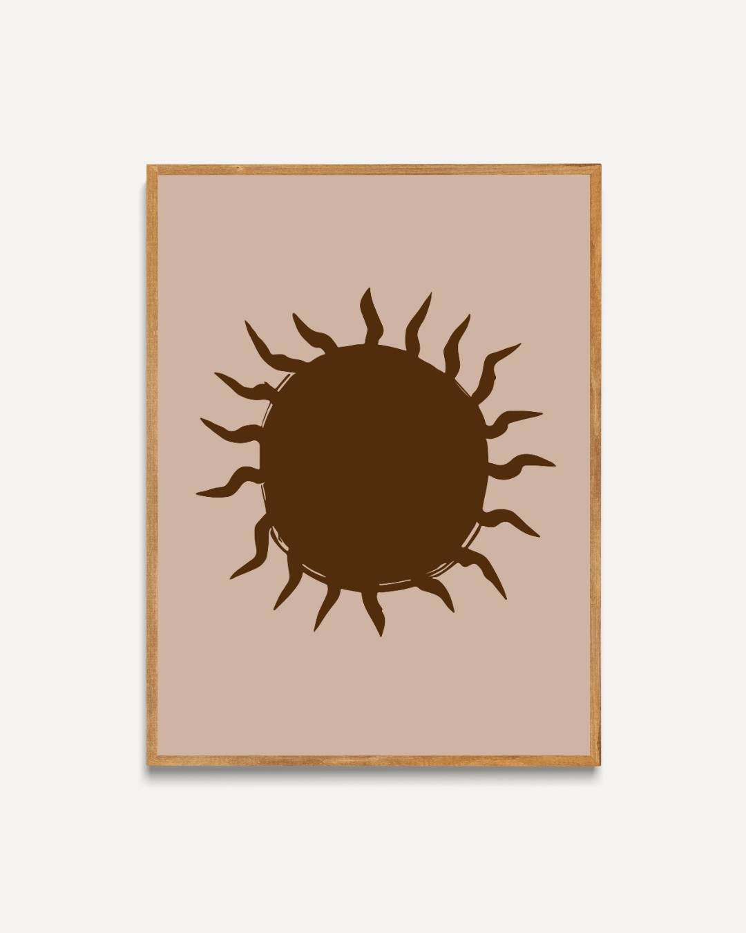 Zon abstract Poster – portret poster als wanddecoratie