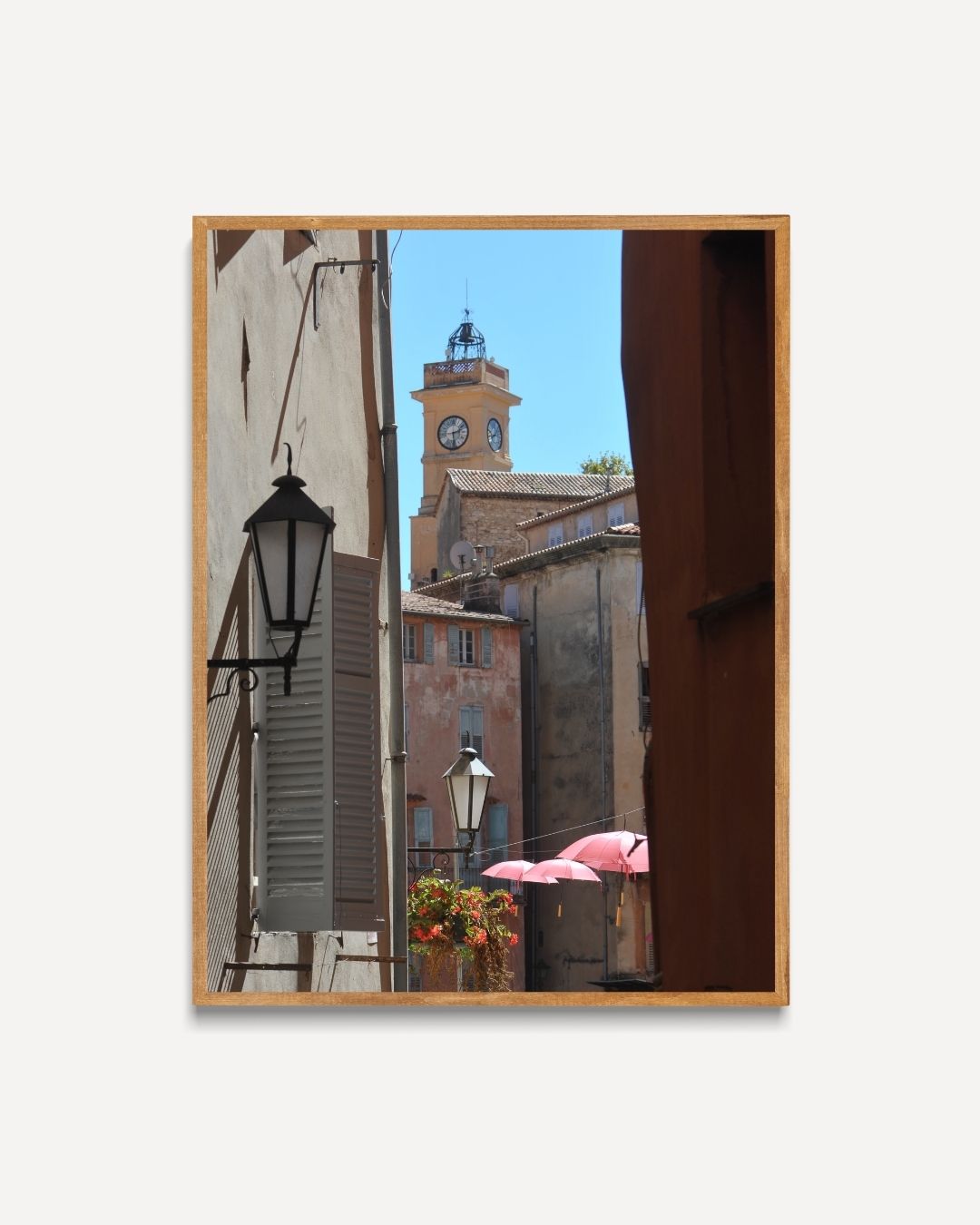 Klokkentoren van Saint-Tropez Poster – portret poster als wanddecoratie