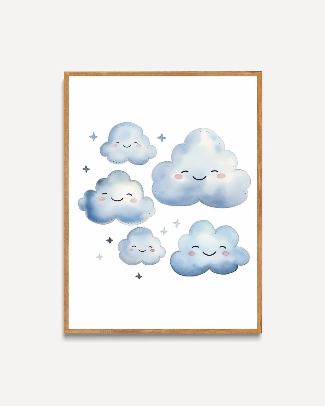 Wolken vol dromen Poster – portret poster als wanddecoratie