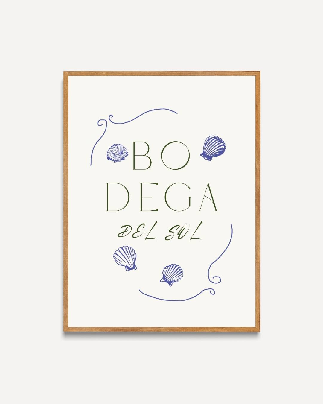 Bodega del Sol Poster – portret poster als wanddecoratie
