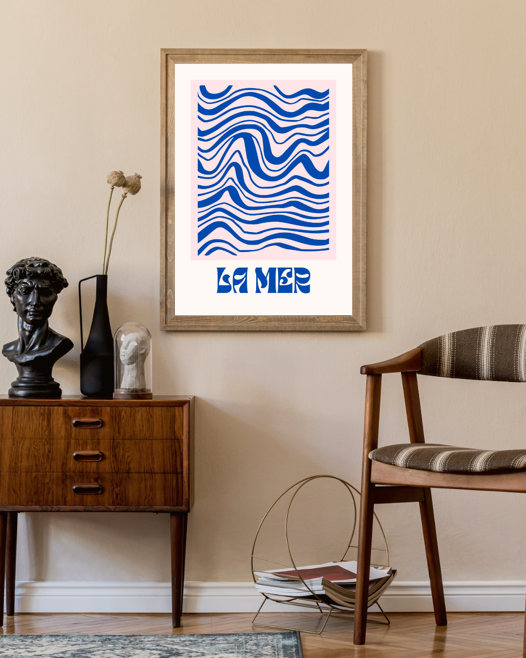 La mer Poster – portret wanddecoratie van WallArtistic