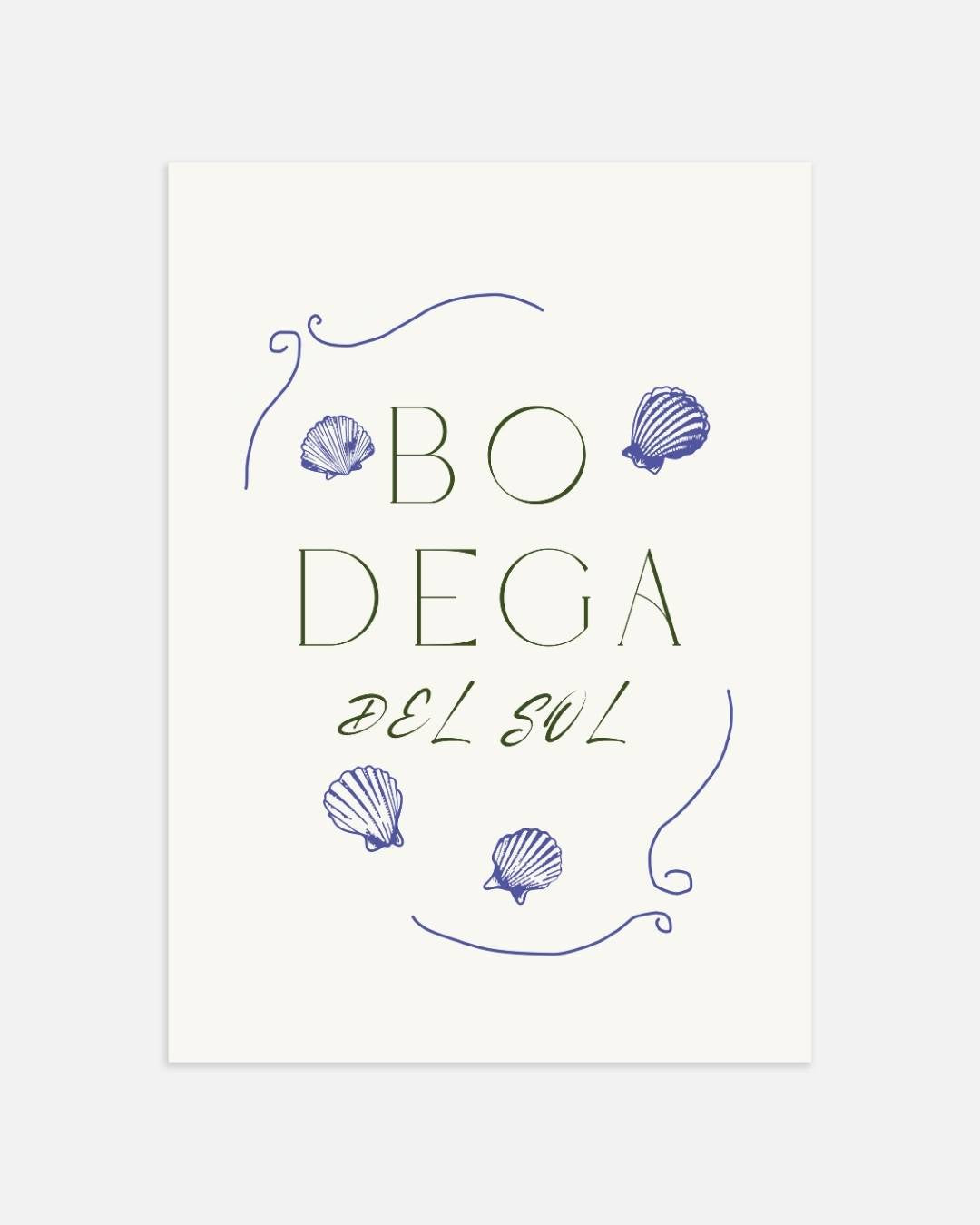 Bodega del Sol Poster – portret wanddecoratie van WallArtistic