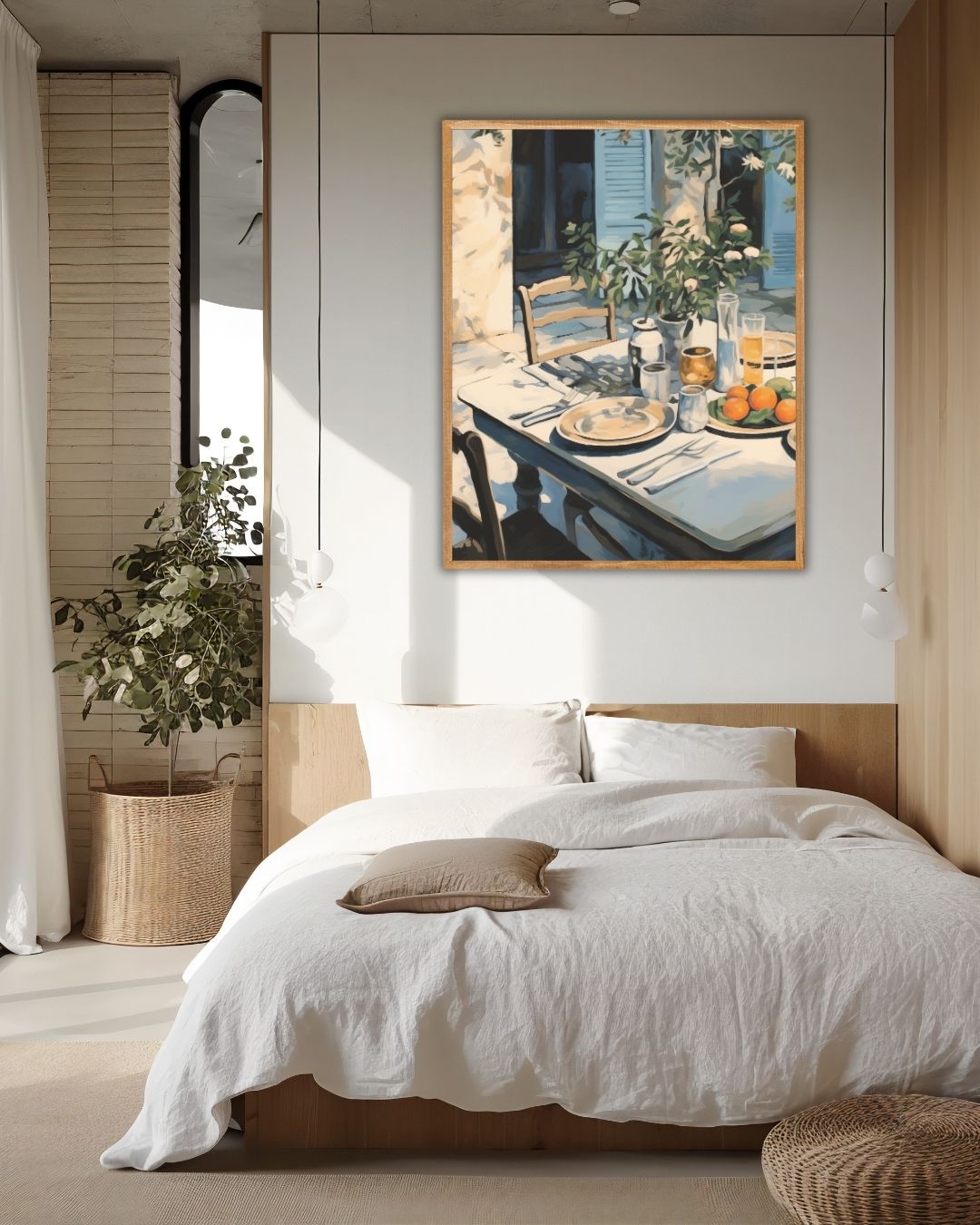 Ontbijten In De Zomer Poster – staande poster voor modern interieur