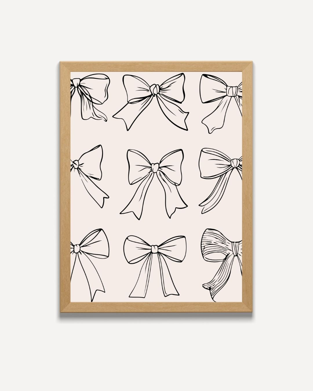 Strikjes Poster – portret poster als wanddecoratie