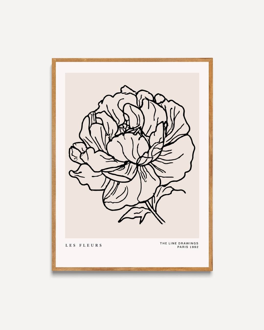 Botanische bloemen Poster – portret poster als wanddecoratie