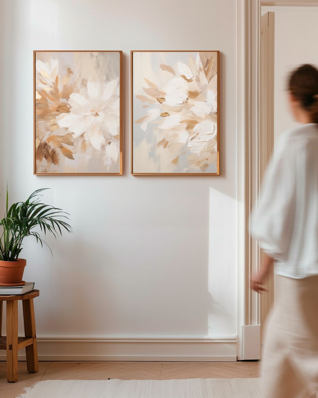 Serene Bloemen Posterset – 2-luik posterset als wanddecoratie