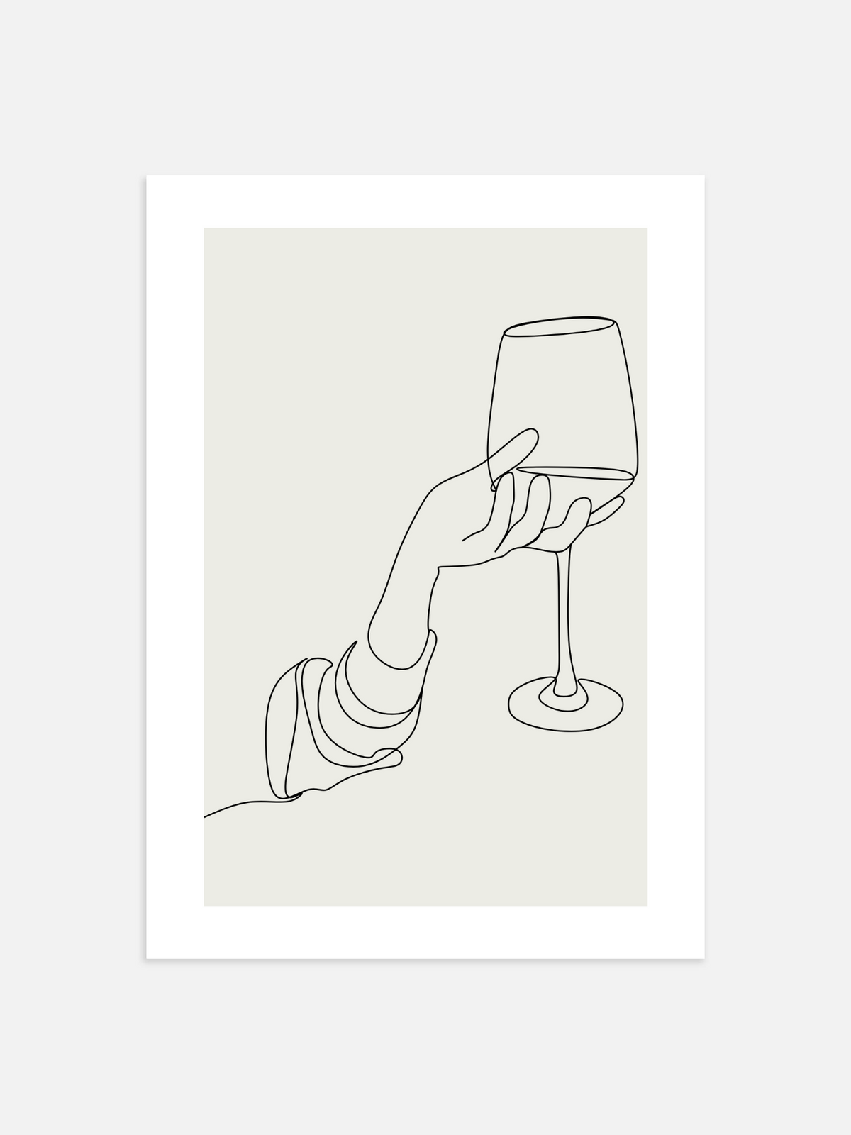 Wine Poster – portret poster als wanddecoratie