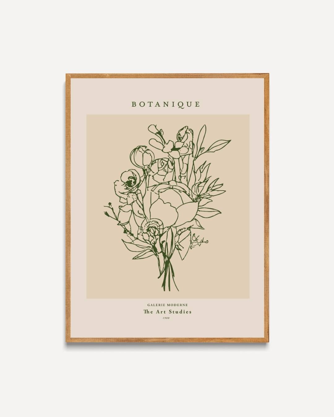 Rustieke bloemenvorm Poster – portret poster als wanddecoratie