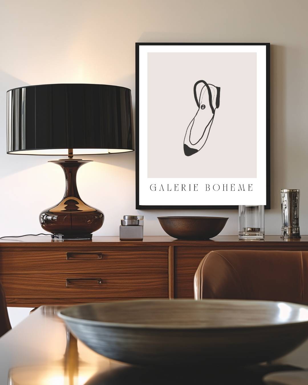 Tijdloze elegantie Poster – staande poster voor modern interieur
