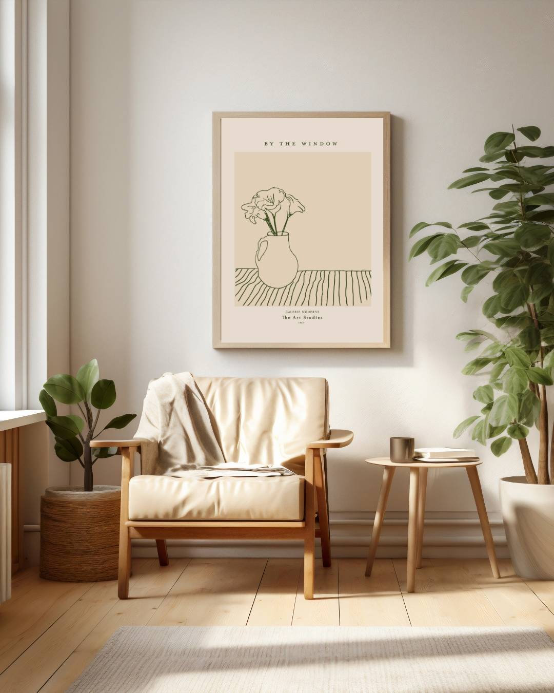 Botanische kunststudie Poster – staande poster voor modern interieur