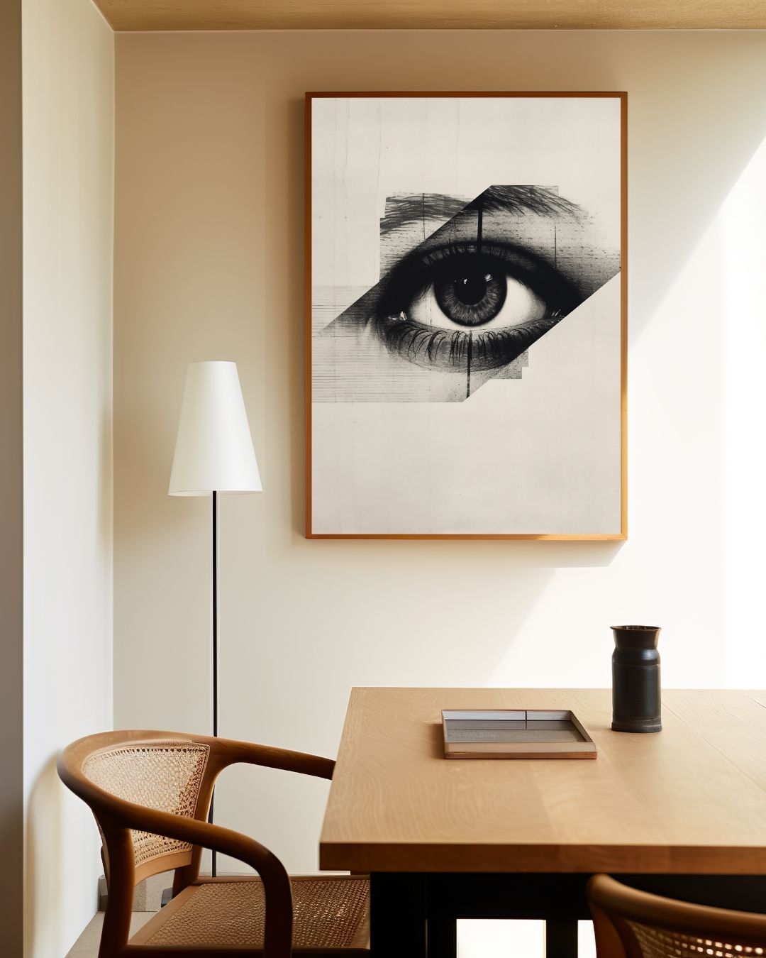 Oog Poster – staande poster voor modern interieur