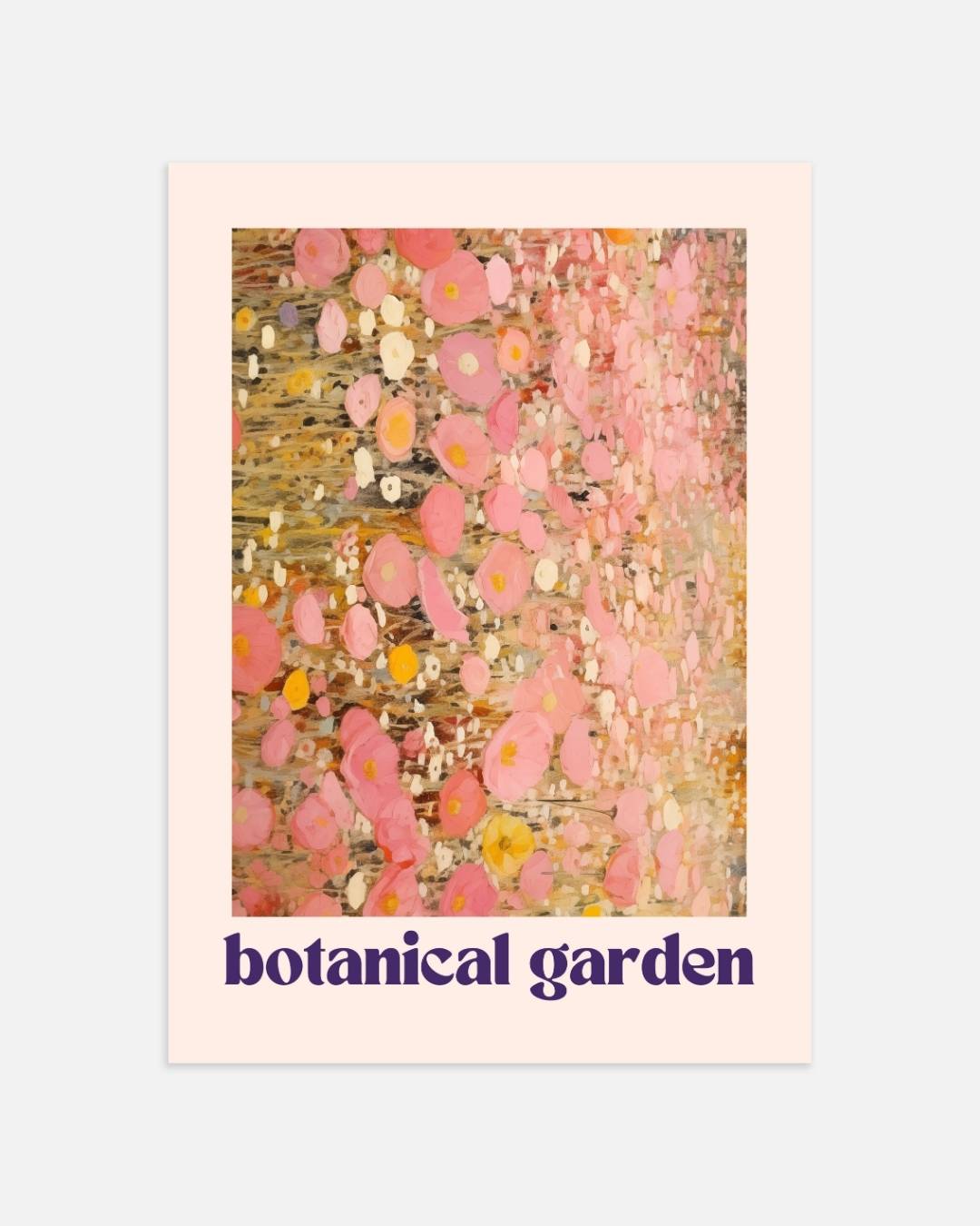 Botanical Flower garden Poster – portret wanddecoratie van WallArtistic
