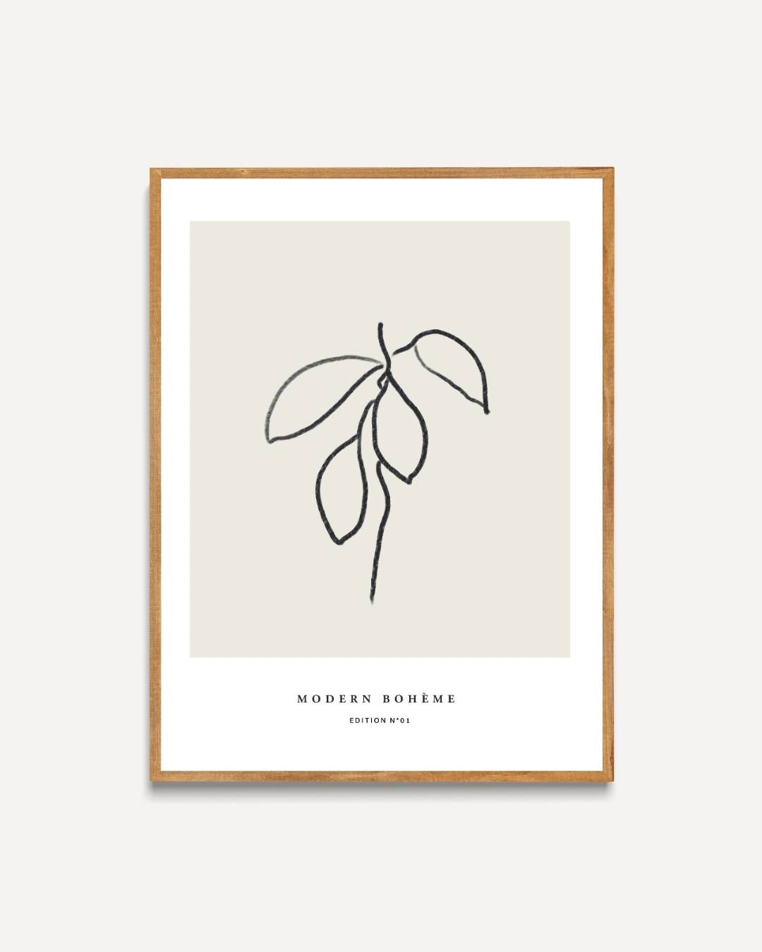 Organische eenvoud Poster – portret poster als wanddecoratie