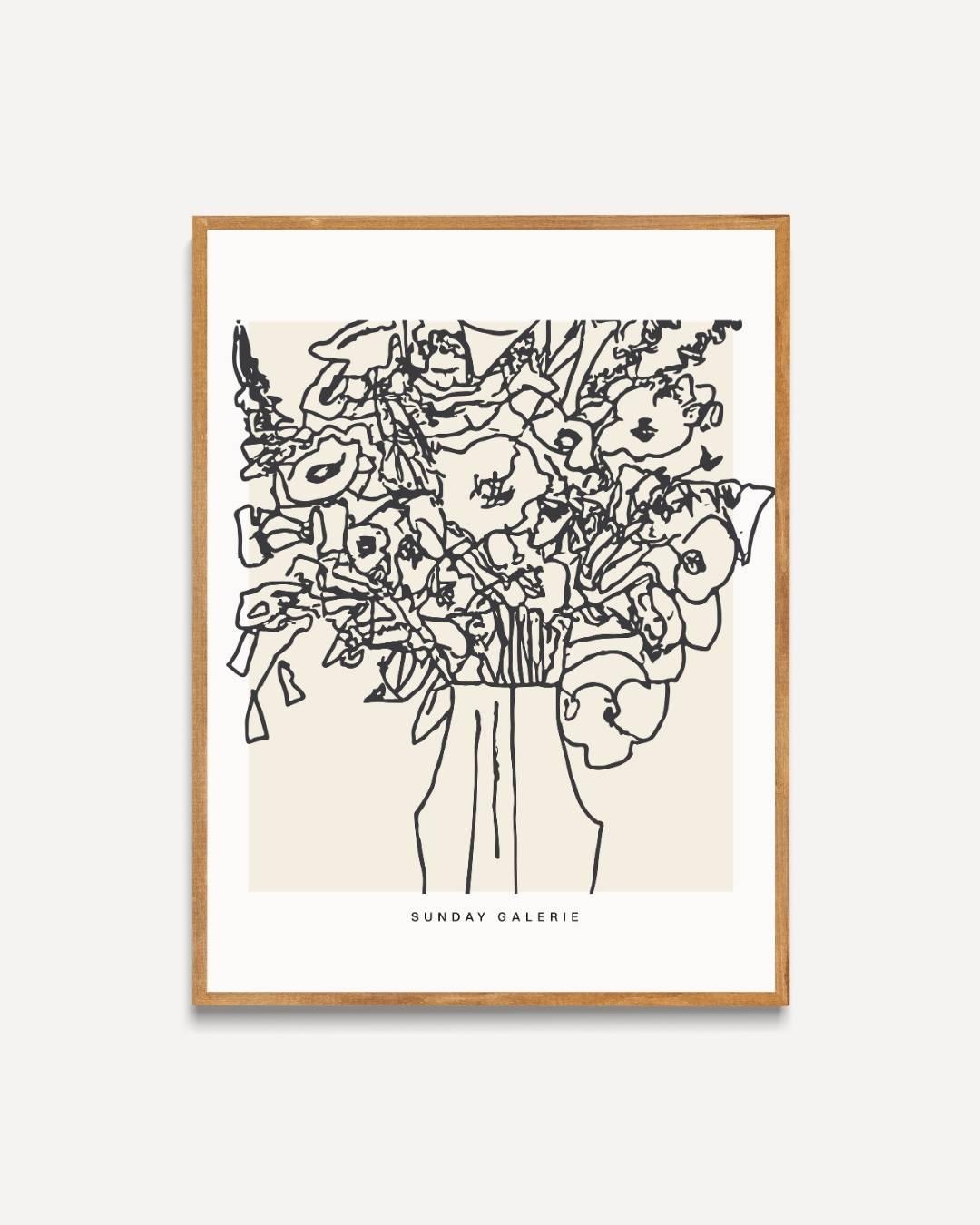 Bloemen in vaas Poster Kunstwerk – portret poster als wanddecoratie