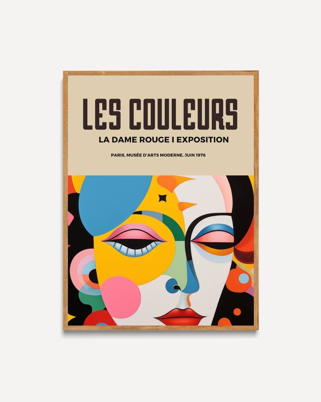 Les couleurs Poster – portret poster als wanddecoratie