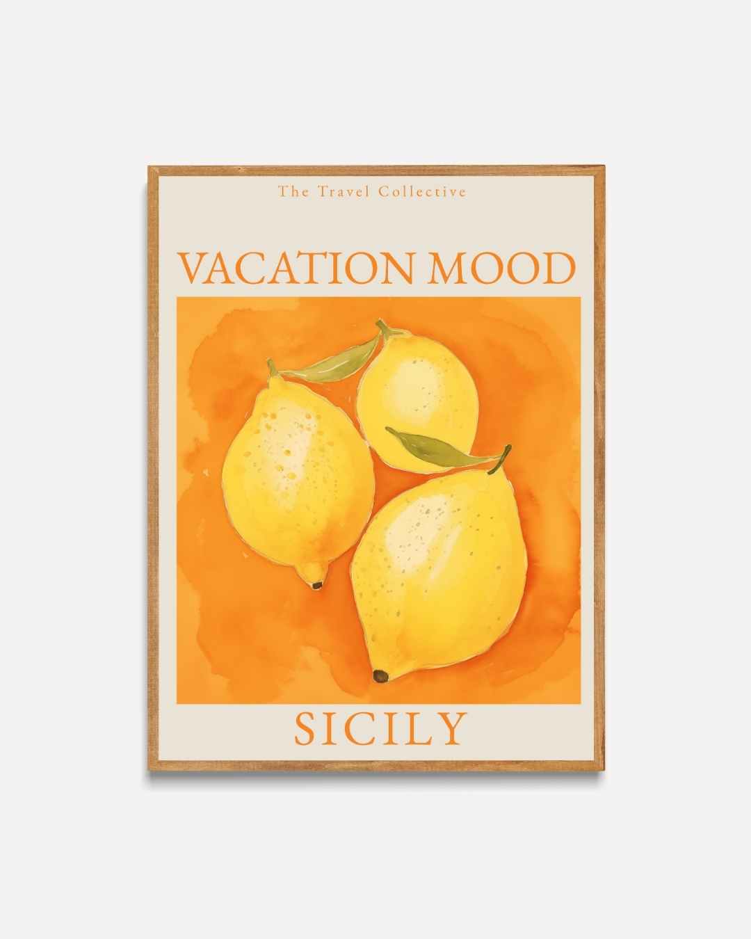 Vacation Mood Sicily Poster – portret poster als wanddecoratie