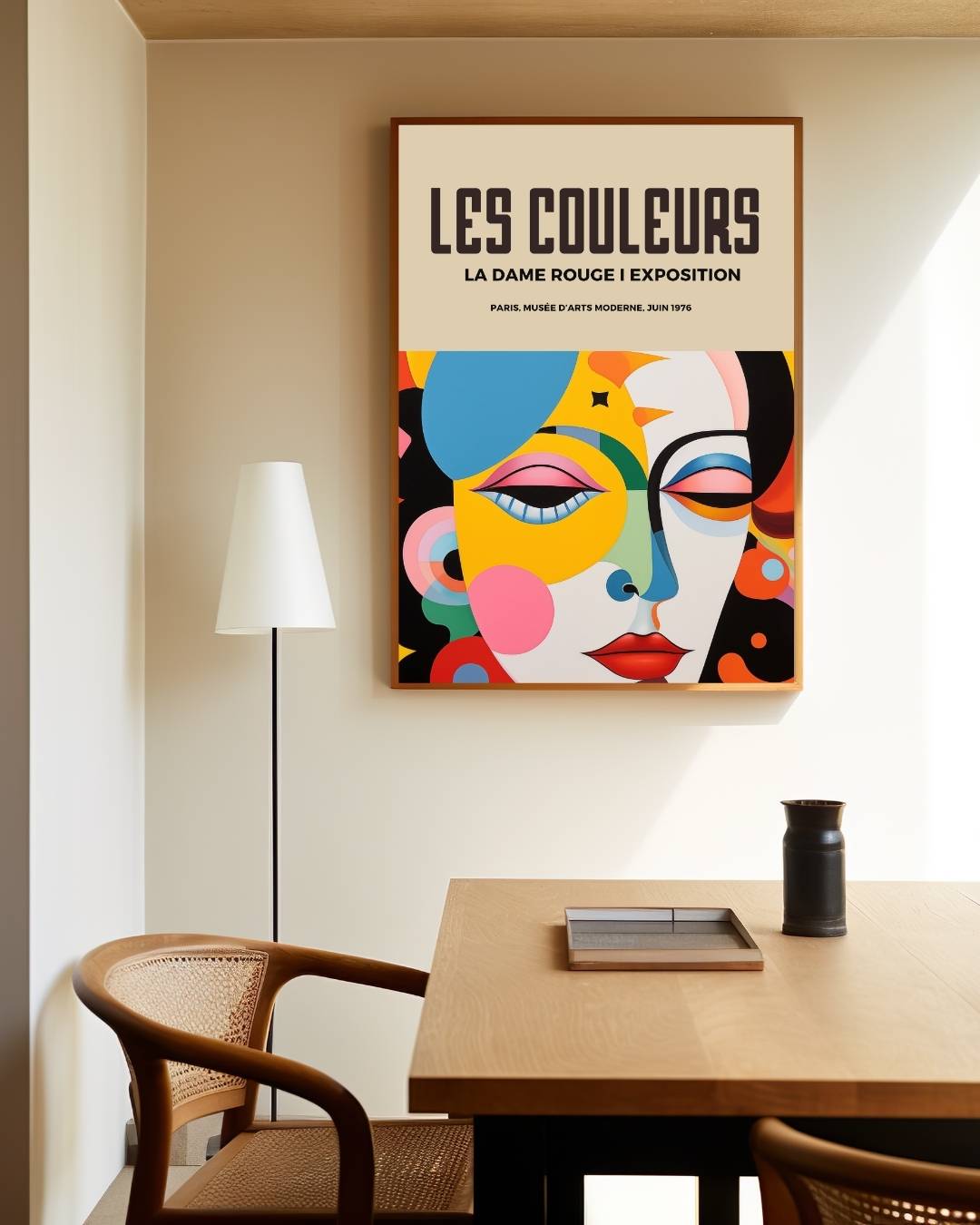 Les couleurs Poster – staande poster voor modern interieur